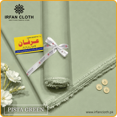 PISTA GREEN Italian Boski – Premium Mardana Suit Fabric for Gents Shalwar Kameez-For Summer & Winter