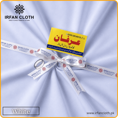 White Italian Boski – Premium Mardana Suit Fabric for Gents Shalwar Kameez-For Summer & Winter