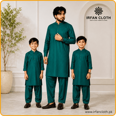 Greenish Zinc Italian Boski – Premium Mardana Suit Fabric for Gents Shalwar Kameez-For Summer & Winter