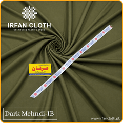 Dark Mehndi Italian Boski – Premium Mardana Suit Fabric for Gents Shalwar Kameez-For Summer & Winter