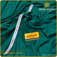 Greenish Zinc Italian Boski – Premium Mardana Suit Fabric for Gents Shalwar Kameez-For Summer & Winter